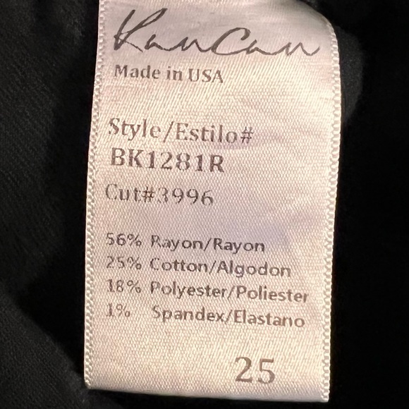 KanCan Jeans Black sz 3 Stretch Comfortable - Picture 4 of 5